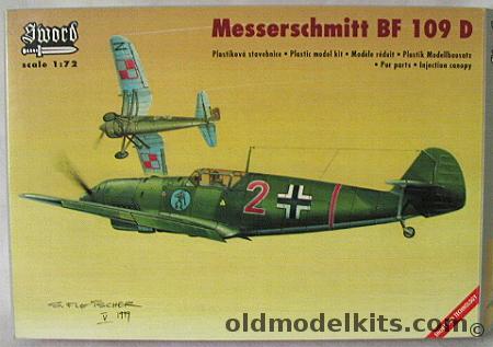 Sword 1/72 Bf-109D plastic model kit